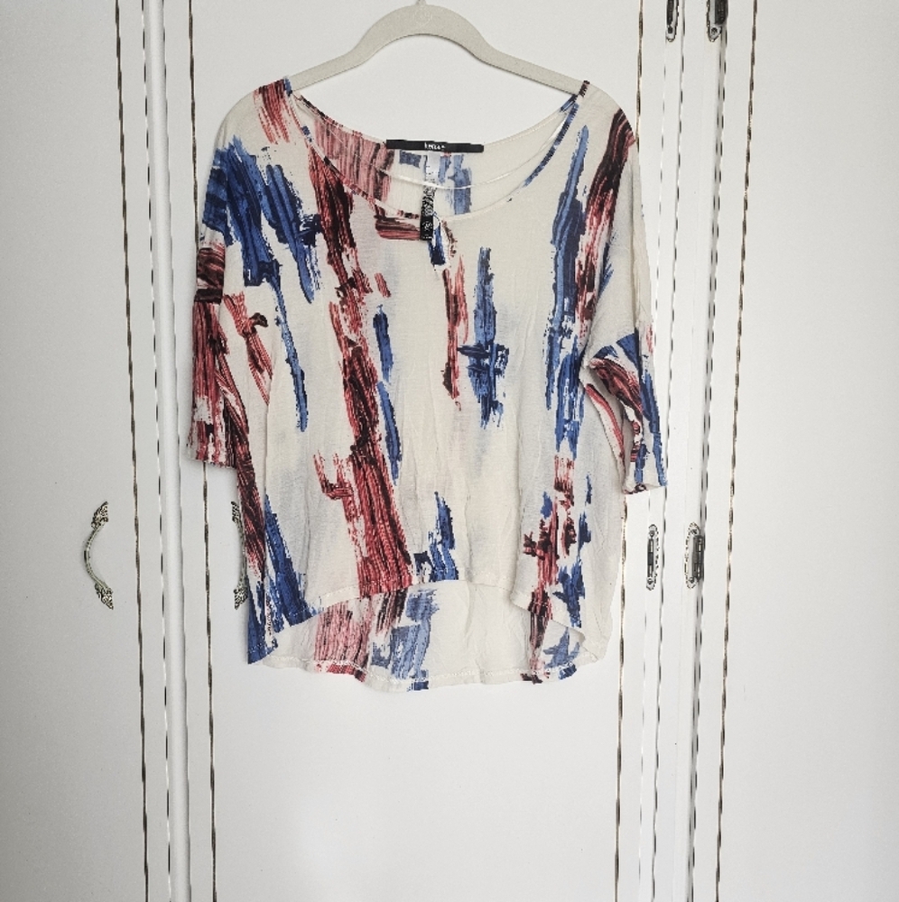 Kensie Abstract Print Top